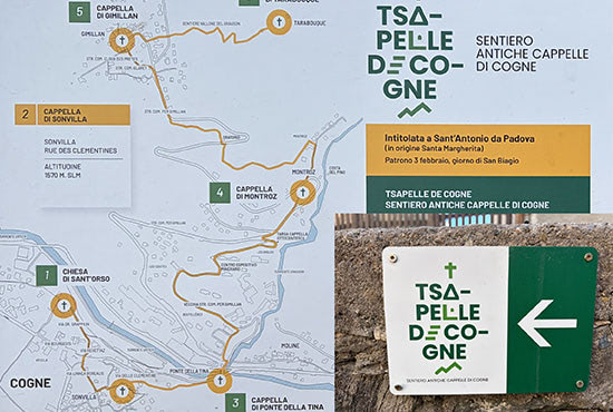 Antico sentiero delle Cappelle di Cogne