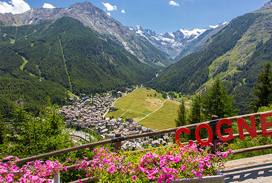 Viste panoramiche su Cogne