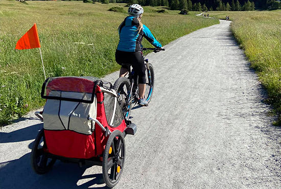 Bicicletta a Cogne